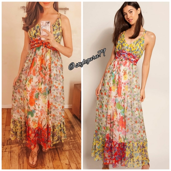 Anthropologie Dresses & Skirts - NWT, Anthropologie, Malibu Floral Maxi Dress